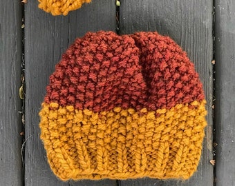DS Ermont Orange Knitted Hat main image 1
