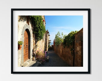 Tuscan Photography, Italy Print, Tuscany Photography, Travel Wall Decor, Italian Wall Art, Civita di Bagnoregio, European Art
