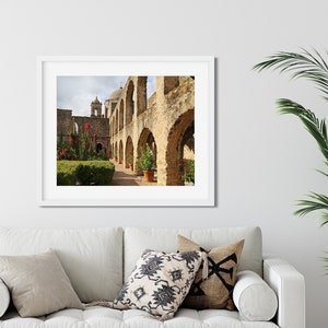 San Antonio Missions, Texas Photography, Black and White Prints, City Art, Texas Wall Decor, Travel Photography