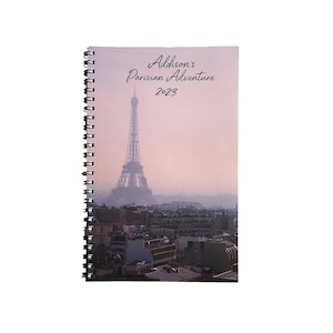 Paris Trip, Paris Notebook, Travel Journal, Paris Gift, Paris Journal, Going to Paris, Paris France, Girls Trip Gifts, Travel Reveal Gift