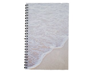 Beach Lined Spiral Writing Journal Notebook Ocean Lover Writing Journals Set Birthday Gift for Women Her Daughter Sister Mom Wife