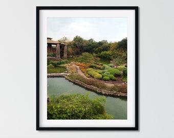 San Antonio Japanese Tea Garden, Texas Photography, City Art, Texas Wall Decor, Travel Photography, San Antonio Texas,