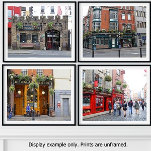 Ireland Photography, Irish Art Print, Irish Pub Art, Bar Prints, Ireland Gifts, Set of 4 Prints, Irish Bar Print Bar Wall Art Man Cave Gifts