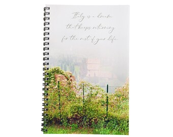 Tuscany Italy Notebook, Travel notebook,  Tuscany Gift, Italy Journal, Personalize notebook, Gift for Couples, Gift for Traveler Woman