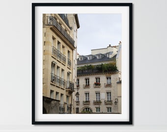 Paris Photography Print,  Paris Wall Art, Paris Home Decor,  Vertical Paris Print Neutral Wall Art, Paris Gifts for Her European City Prints