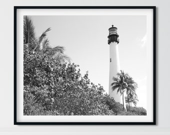 Nautical Photography, Beach Home Decor, Ocean art print, Lighthouse photo, Summer wall art, Sea photograph, Beach Cottage Decor - Beacon