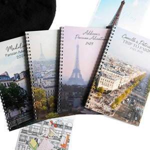 Paris Trip, Paris Notebook, Paris Wedding, Travel Journal, Paris Gift, Paris Journal, Paris Honeymoon, Going to Paris, Paris France