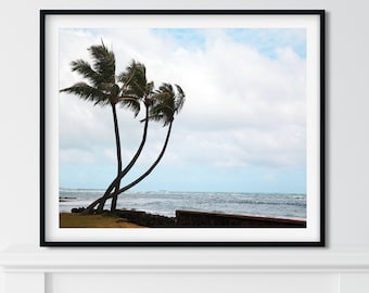Hawaii Photography, Beach Print, Living Room Wall Art, Ocean Wall Art Print, Hawaii Wall Art, 16x20 Ocean Print, Horizontal Wall Art