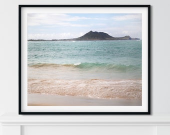 Hawaii Photography, Beach Print, Living Room Wall Art, Ocean Wall Art Print, Hawaii Wall Art, 16x20 Ocean Print, Horizontal Wall Art