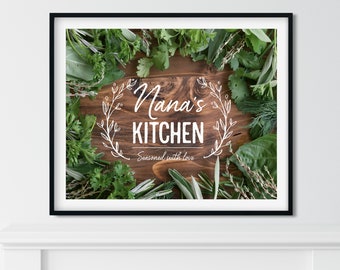 Herbs Kitchen Art Canvas, Herbs Print, Food Photography, Kitchen Art,  Food Still Life, Botanical Print, Kitchen Decor, Oregano, Sage, Basil