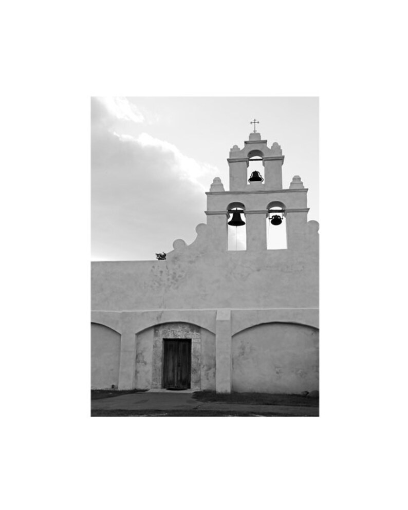 San Antonio Missions Texas Photography Black and White Etsy