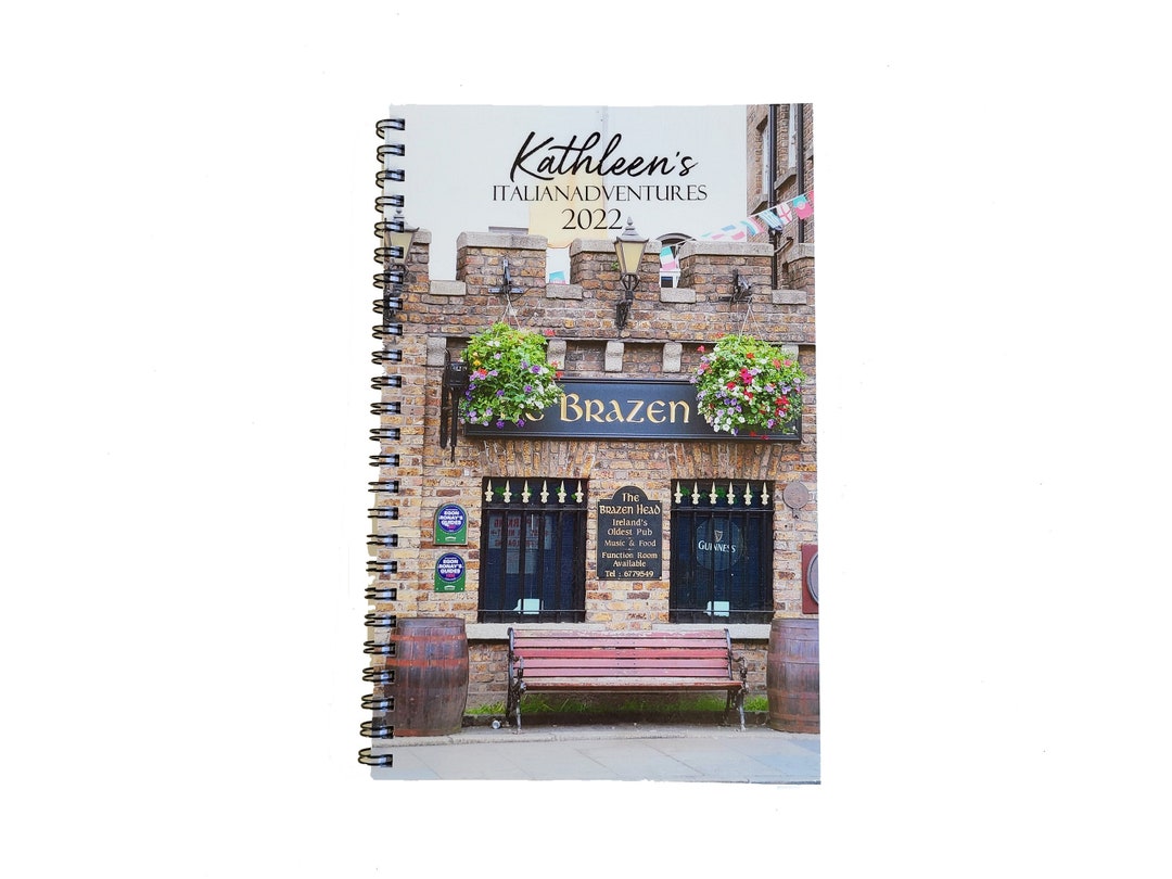 Ireland Notebook, Travel Notebook, Ireland Gift, Ireland Journal