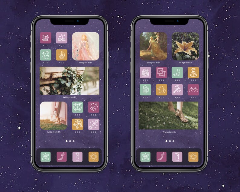 Rapunzel Disney Princess Tangled App Icons IOS 14 Etsy