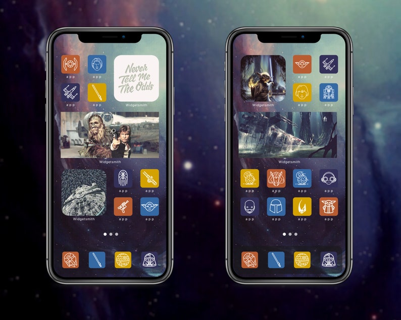 Star Wars Classic Jedi App Icons IOS 14 Covers IOS | Etsy