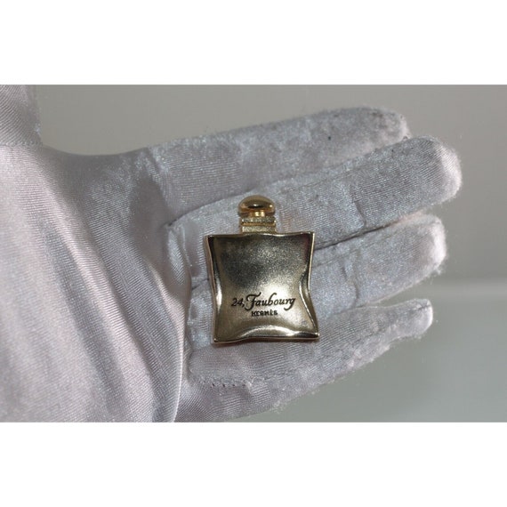 Fab Collectable Hermes Faubourg Goldtone Parfum Bottle Brooch Pin Signed Etsy