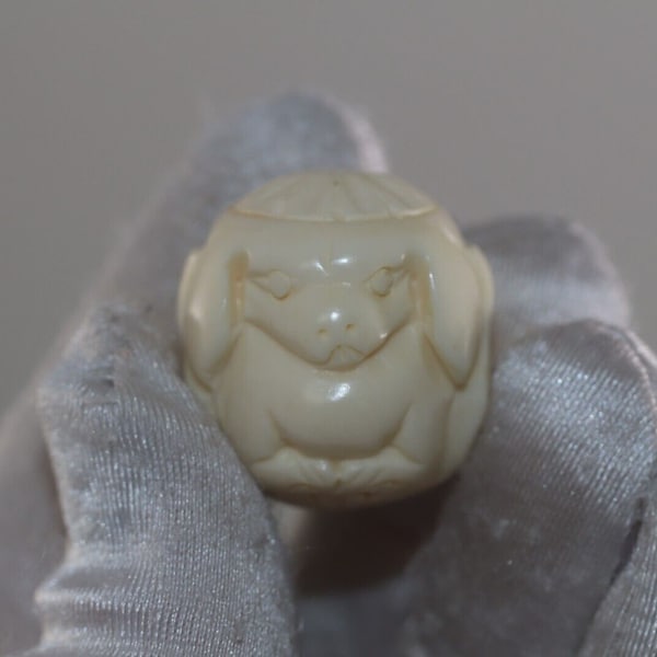 Antique OJIME netsuke slide bead