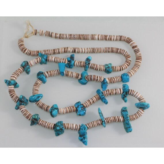 Gorgy!! Vintage Native American Navajo Turquoise Nugget Chunks Sterling Silver Necklace Gorgy!! Vintage Native American Navajo Turquoise Nugget Chunks Sterling Silver Necklace
