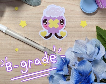 B-GRADE Drifloon Ghost Pokemon 2.5" Die Cut Vinyl Sticker Kawaii Cute Weather proof  Water Resistant