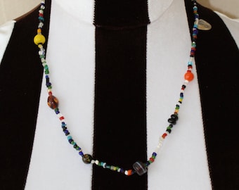 Vintage Home Made Bead Necklace