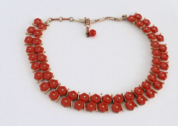 Vintage Coro Necklace | 1960s Coro Adjustable Gold