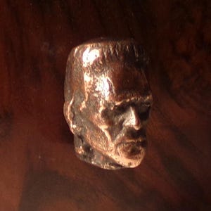 Frankenstein Cabinet Drawer Knob Solid copper Gothic Decor Interior Design Boris Karloff