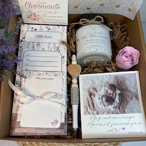 Charming personalized gift box for a godmother request.
