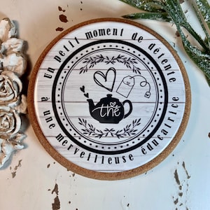 Sous-verre personnalisé cadeau éducatrice ,cadeau remerciement