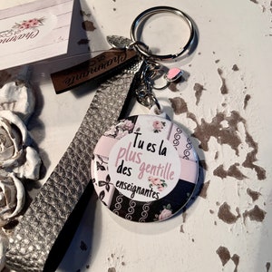 Personalized keyring for teacher