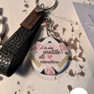 Personalized keychain gift for educator, thank you gift