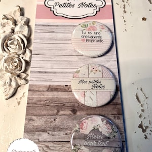 Notepad set and 3 personalized magnets, teacher gift, teacher thank you gift
