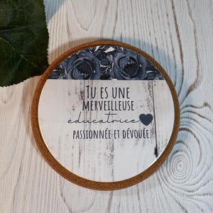 Personalized coaster gift for educators, thank you gift