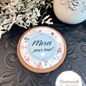 Personalized under glass Thank you for any thank you gift