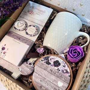 Personalized gift boxes, teacher gifts, teacher thank you gifts