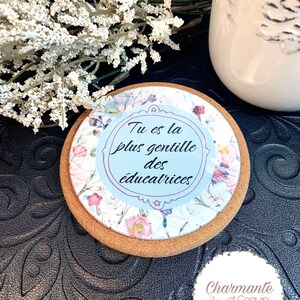 Personalized gift coaster for educators, thank you gift