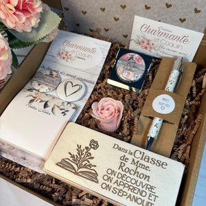 Personalized gift boxes, teacher gifts, teacher thank you gifts