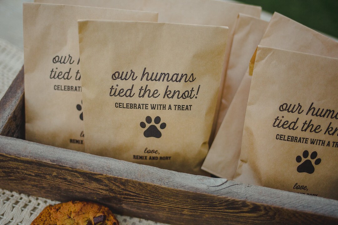 Doggie Bag // Wedding Favor // Favor Bag // Dog Lovers Etsy