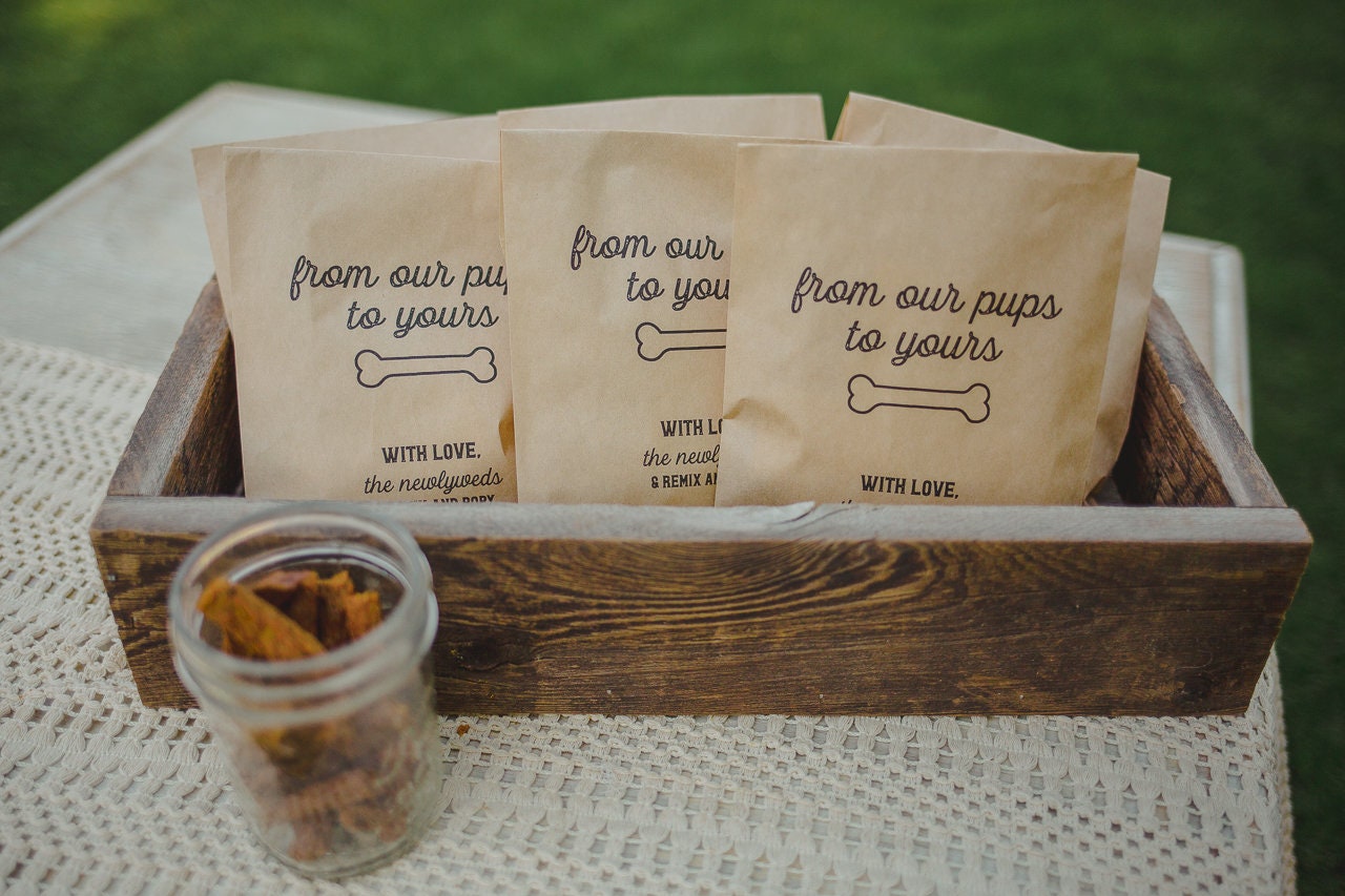 dog wedding favors