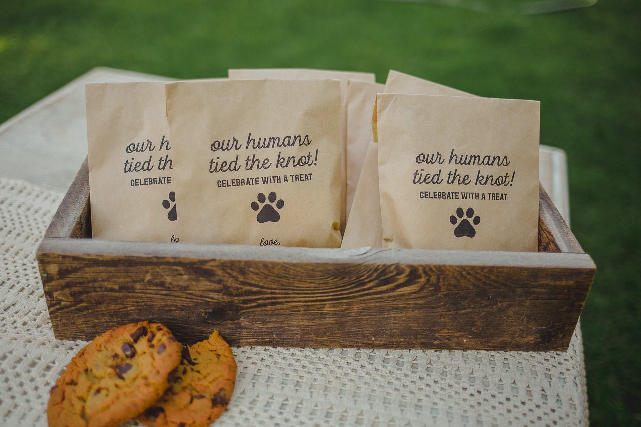Doggie Bag // Wedding Favor // Favor Bag // Dog Lovers Etsy