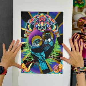 Tui Birds Print Gold Edition