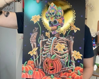 divinidad de calabaza Imprimir Edición Dorada