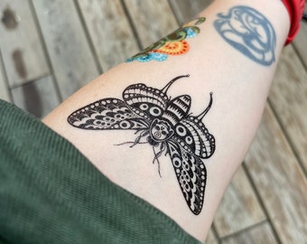 butterfly temporary tattoo