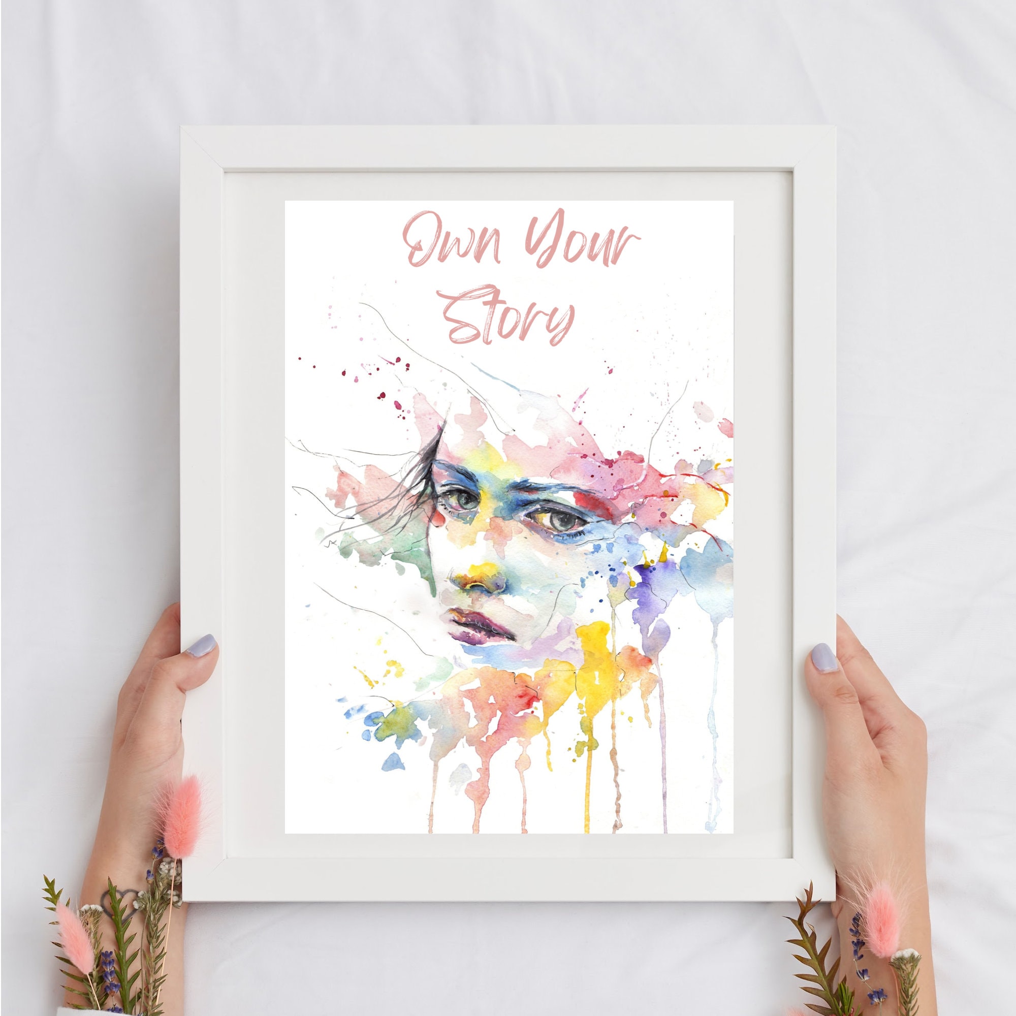 Watercolor Wall Art Printable/ Empowering Woman Wall Art Printable - Etsy