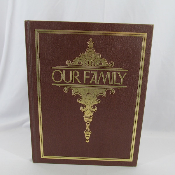 NEW Old Stock Vintage / Retro Our Family Memory Book Scrapbook By Poplar Books Photo Album Baby Journal Family Tree History Genealogy