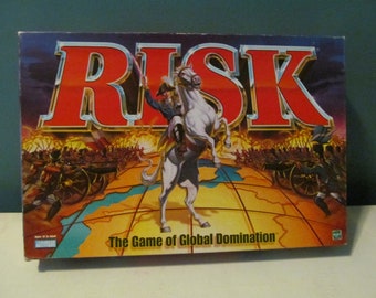 Vintage / Retro 1998 Risk The World Conquest Game By Parker Brothers War Games Board Game / Boardgame