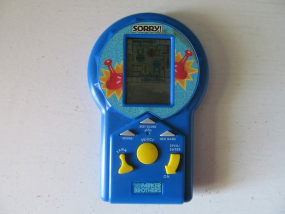 Vintage Retro 1996 Electronic Hand Held Sorry Board Game Etsy