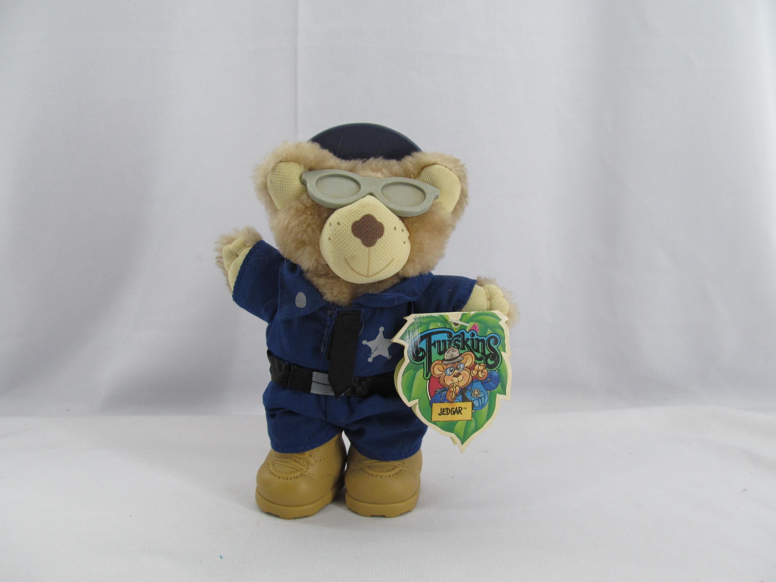 Vintage / Retro 1988 Furskins Jedgar the Sheriff Teddy Bear