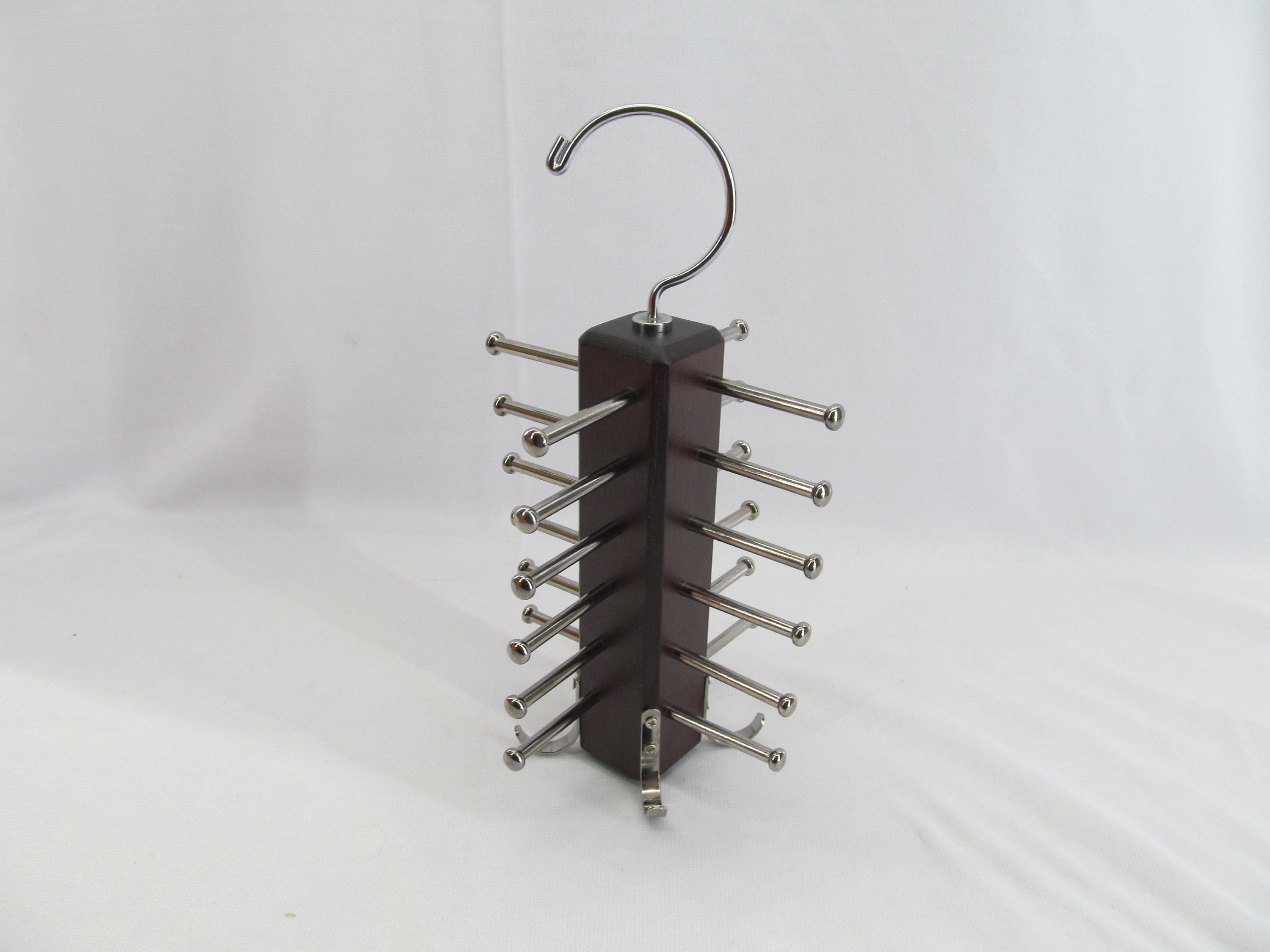 Vintage / Retro Tie Belt Scarf Hanger Holder Organizer Wood  display picture 2