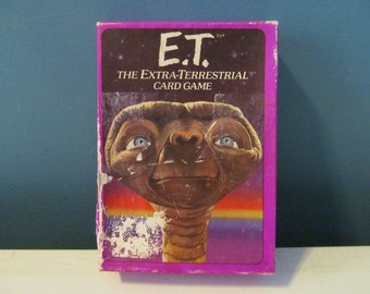 Vintage / Retro 1982 E.T. The Extra-Terrestrial Card  Game By Parker Brothers No. 756 Pop Culture Alien Movie