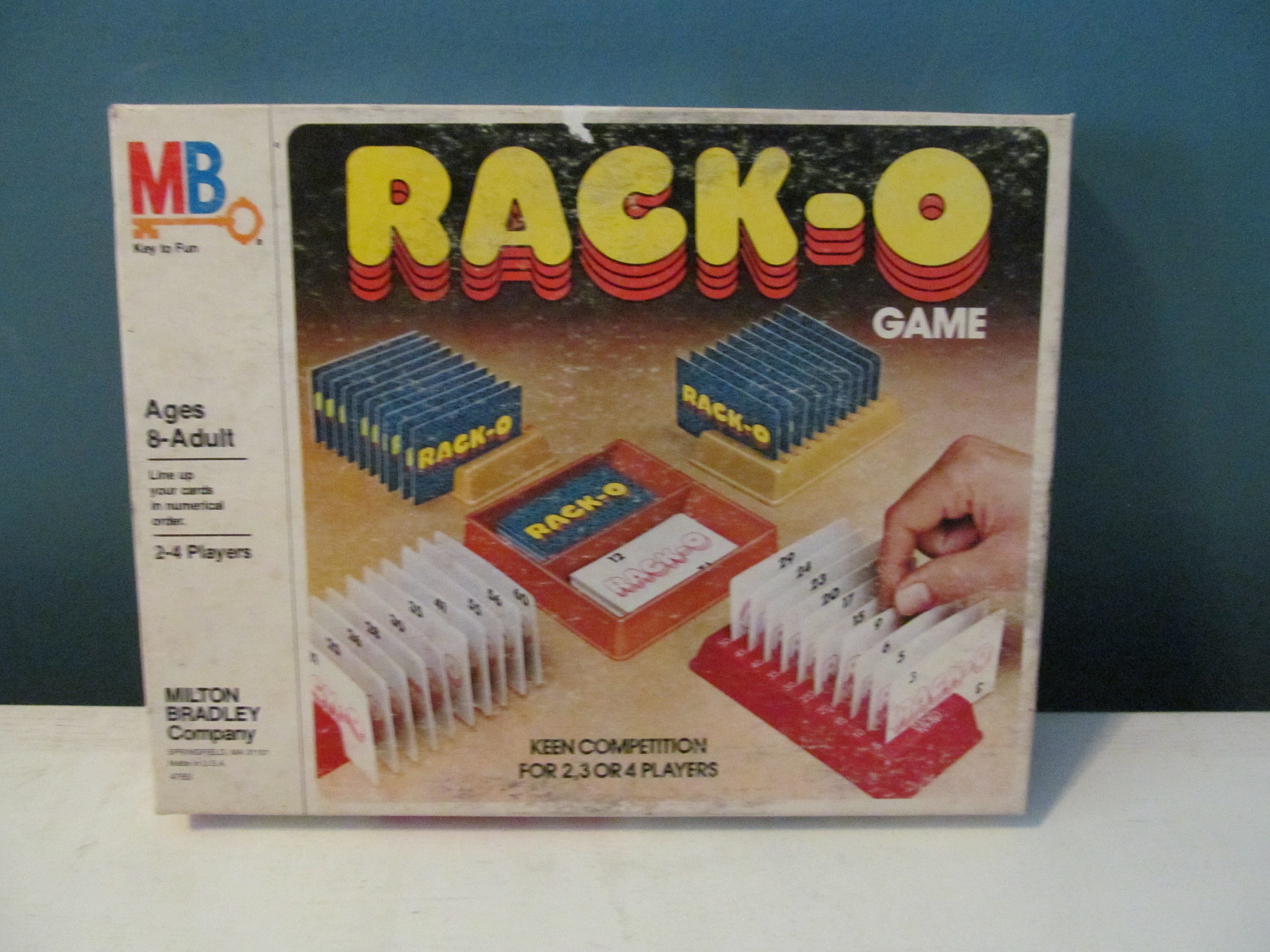 Parker Brothers RACK-O 2-4 Players Card Game No. 40073