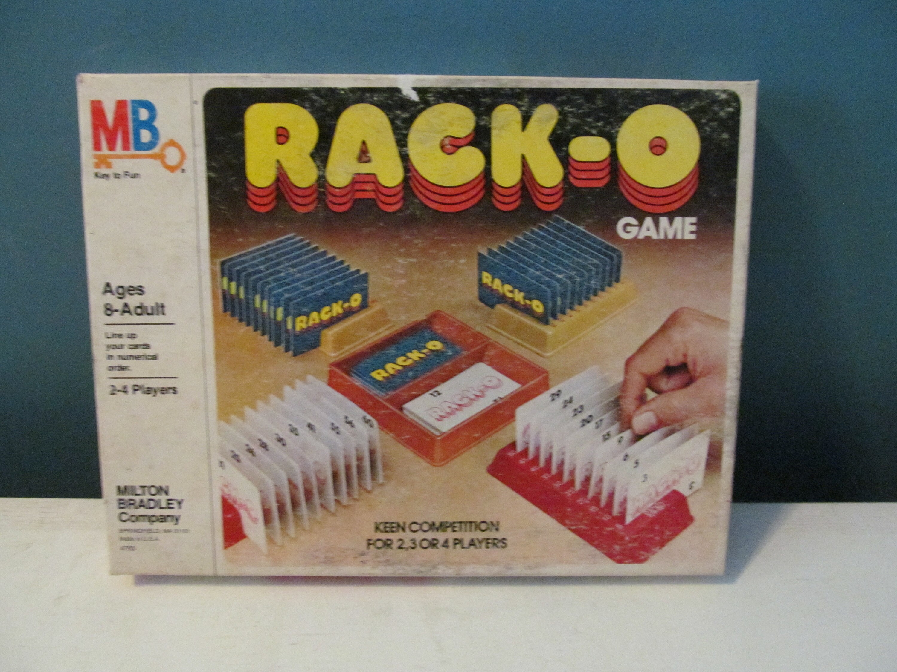 Parker Brothers RACK-O 2-4 Players Card Game No. 40073